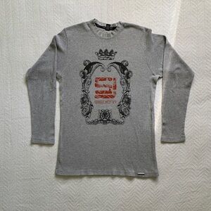 Y2K Sean John Long Sleeve Shirt Men’s Size L Waffle Knit Long Sleeve Streetwear